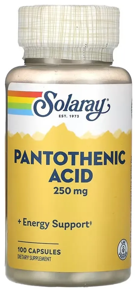 Pantothenic Acid 250mg - 100 caps (DSN_2023-10-6744)