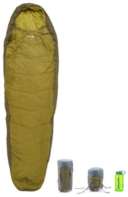 Спальный мешок Pinguin Tramp (11/7°C), 195 см - Left Zip, Khaki (PNG 237344) 2020