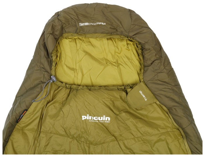 Спальный мешок Pinguin Tramp (11/7°C), 195 см - Left Zip, Khaki (PNG 237344) 2020