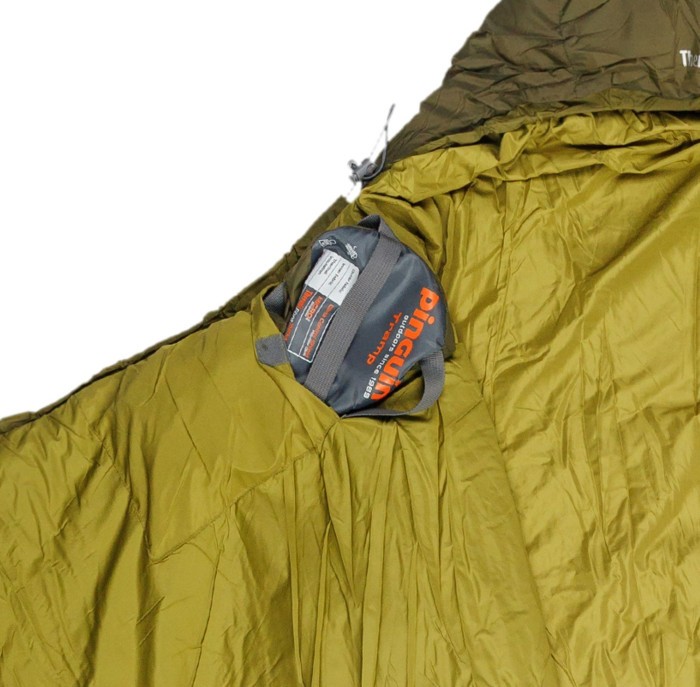 Спальный мешок Pinguin Tramp (11/7°C), 195 см - Left Zip, Khaki (PNG 237344) 2020