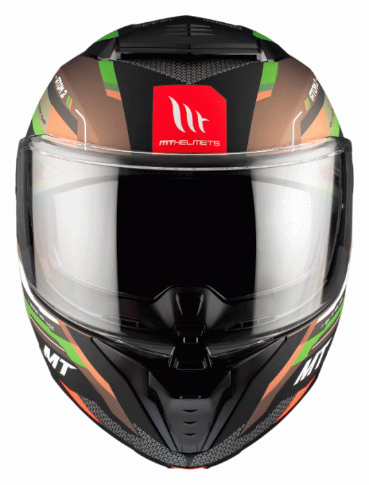 Мотошолом MT ATOM 2 SV BAST A6 Matt Green