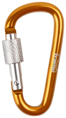 Набор алюминиевых карабинов Трамп 6 см с муфтой UTRA-307-orange (10 шт)