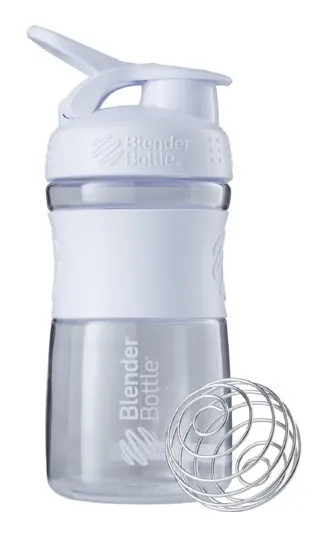 Шейкер спортивний (пляшка) BlenderBottle SportMixer Flip 20oz/590ml White