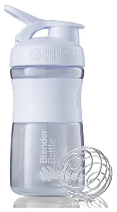 Шейкер спортивний (пляшка) BlenderBottle SportMixer Flip 20oz/590ml White