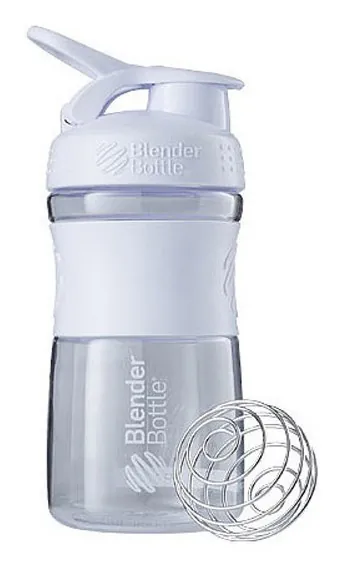 Шейкер спортивний (пляшка) BlenderBottle SportMixer Flip 20oz/590ml White