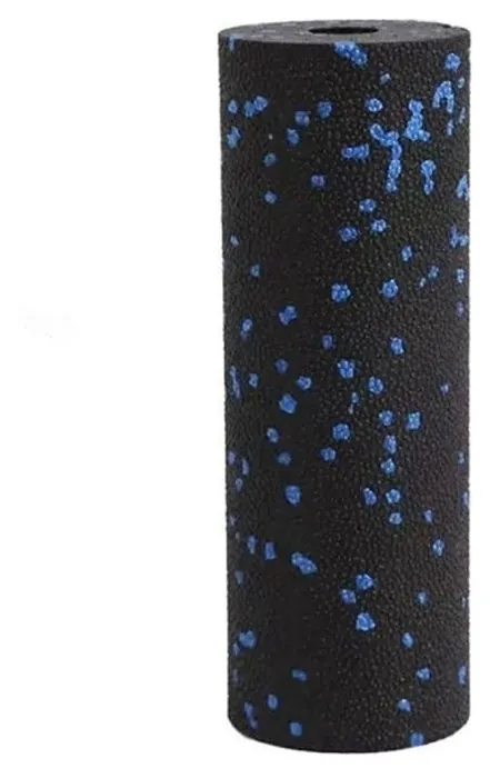 Массажный ролик (роллер) гладкий PowerPlay PP-4346 Mini EPP Foam Roller Черно/Синий (15x5,3см.)