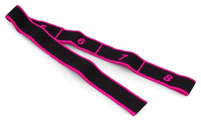 Эспандер с петлями для растяжки PowerPlay PP_4311 Fitness Band Розовая (88*4см.)