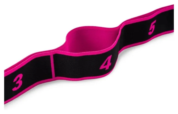 Эспандер с петлями для растяжки PowerPlay PP_4311 Fitness Band Розовая (88*4см.)