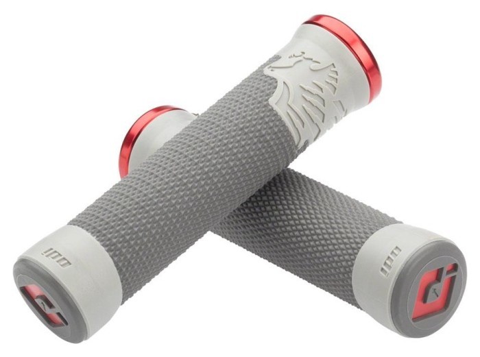 Гріпси ODI AG-2 Gray/Graphite w/ Red clamps (серо-графітові з червоними замками)