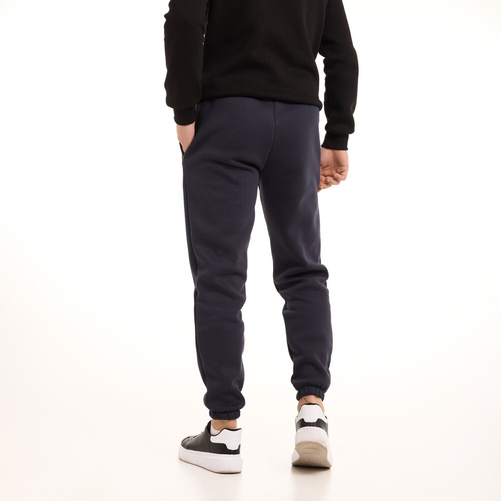 Чоловічі штани джогери з кишенями темно-сині Pobedov 007 ЗИМА, укр, укр