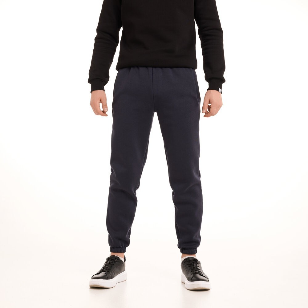 Чоловічі штани джогери з кишенями темно-сині Pobedov 007 ЗИМА, укр, укр