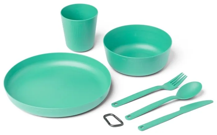 Набір посуду Sea to Summit Camp Dinnerware Set w/ Mesh Sack, 1P, 6 Piece, Cabbage