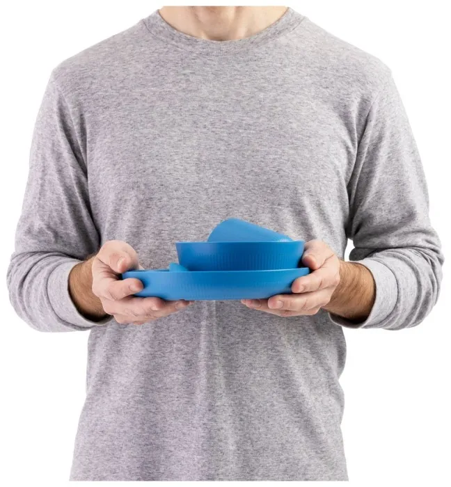 Набір посуду Sea to Summit Camp Dinnerware Set w/ Mesh Sack, 1P, 6 Piece, Cabbage