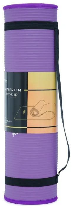 Коврики спортивные Cornix NBR 183 x 61 x 1 cм для йоги и фитнеса XR-0093 Purple/Purple