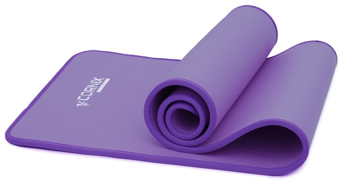 Коврики спортивные Cornix NBR 183 x 61 x 1 cм для йоги и фитнеса XR-0093 Purple/Purple