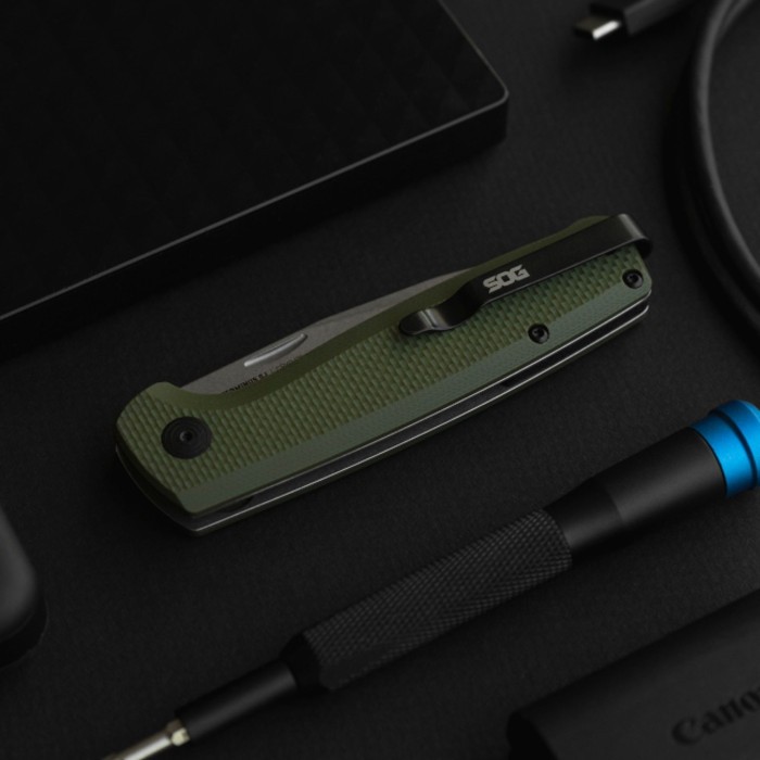 Раскладной нож SOG Terminus, OD Green