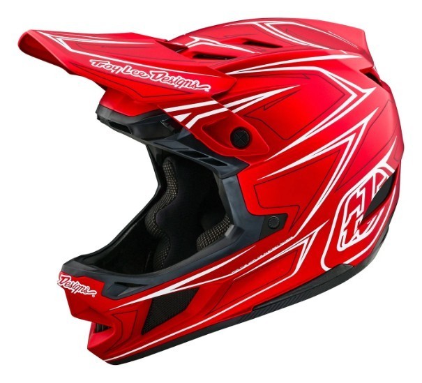 Велосипедный шлем TLD D4 COMPOSITE HELMET PINNED [RED] XL