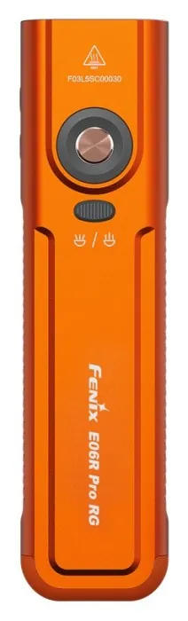 Ліхтар наключний Fenix E06R PRO RG, помаранчевий