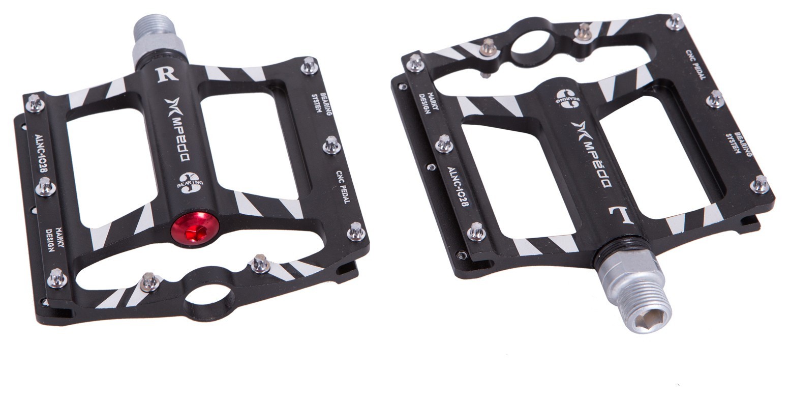 Педалі Mpeda ALNC-1028 алюм. платформа на 3 пром. підшипні. (чорний)