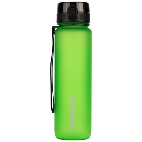 Бутылка для воды UZSPACE Frosted 1000 мл, сетло-зеленая