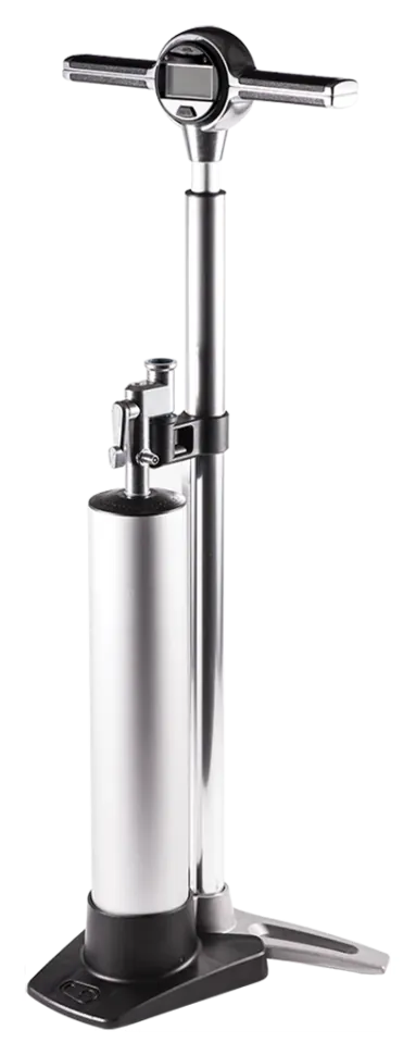 Насос підлоговий Crankbrothers KLIC + BURST TANK, Silver (Digital) (SPT_16197)