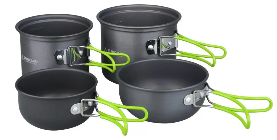 Набір посуду для кемпінгу Starcamp Cookware set 2-3 HX-CK03 black (VTG_SC131)