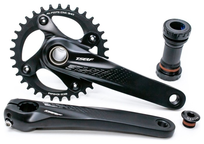 Шатун алюм. L175мм 36T T-Self AZ9-AS320 у комплекті з кареткою, укр, укр