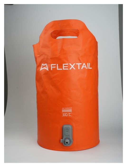 Душ портативный с емкостью и насосом Flextail Tiny Shower Bucket, 20л, оранжевый