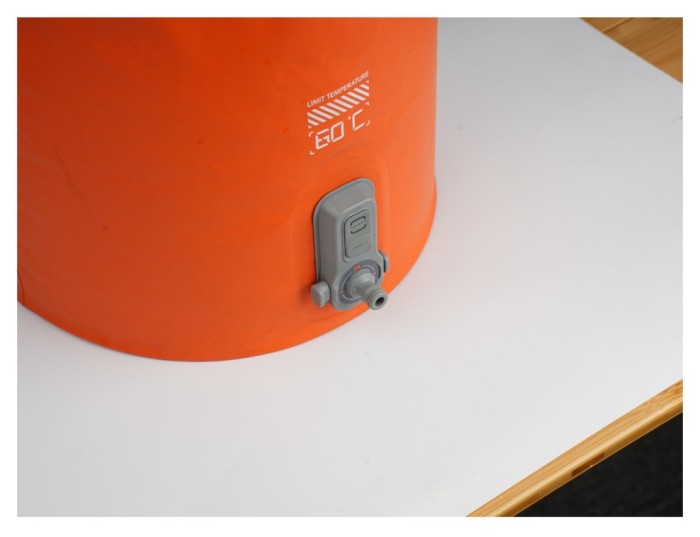 Душ портативный с емкостью и насосом Flextail Tiny Shower Bucket, 20л, оранжевый