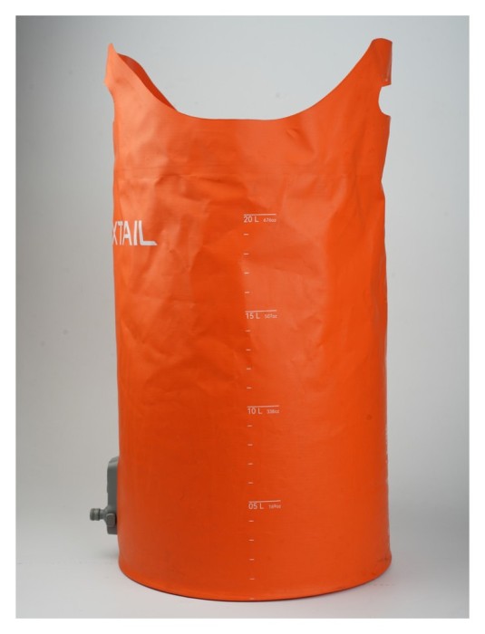 Душ портативный с емкостью и насосом Flextail Tiny Shower Bucket, 20л, оранжевый