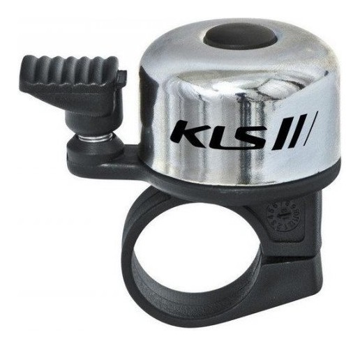 Звонок на руль велосипеда KLS Bang 10 серый, с креплением, с креплением