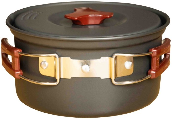 Набір посуду Tramp з анодованого алюмінію на 1-2 персони 1л UTRC-144 (025), укр, укр