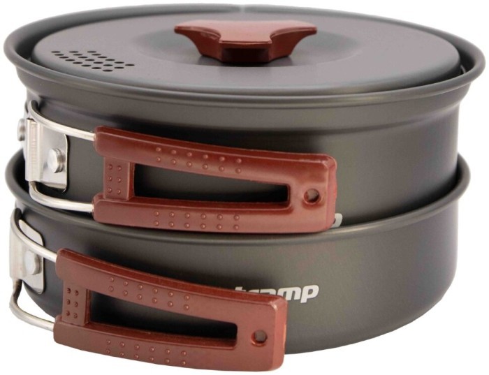 Набір посуду Tramp з анодованого алюмінію на 1-2 персони 1л UTRC-144 (025), укр, укр