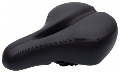 Сідло комфортне з отвором CRO 6810J 160*180мм (чорний)