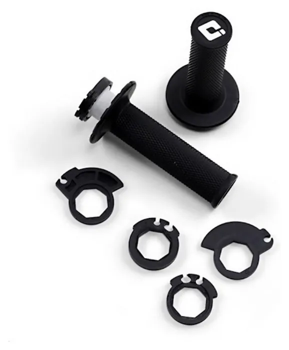Мото грипсы ODI HALF-WAFFLE MX V2 Lock-On BLue