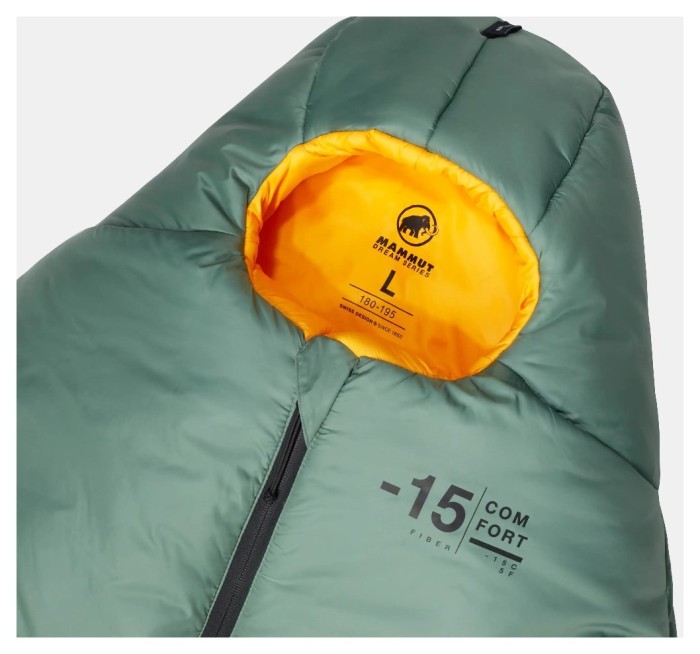 Спальники-коконы Mammut ( 2410-03060 ) Comfort Fiber Bag -15C 2025