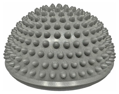 Півсфера масажна кіндербол EasyFit 16 см м'яка сіра