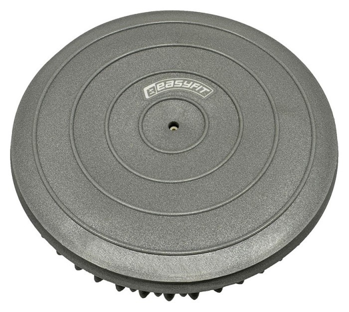 Півсфера масажна кіндербол EasyFit 16 см м'яка сіра