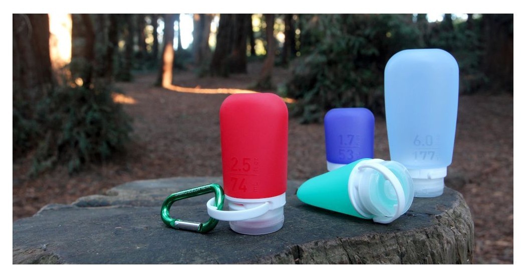 Силиконовая бутылочка Humangear GoToob + Medium