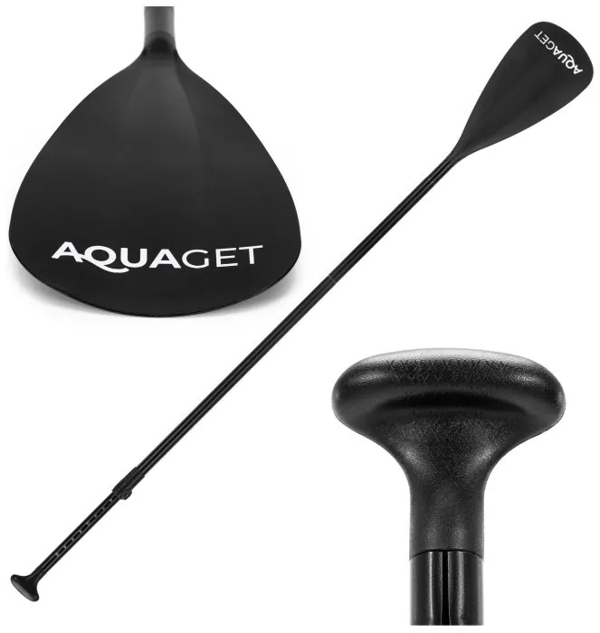 Весло для SUP доски Aquaget 160-208 см регулируемое, сложное AQ0051 Black