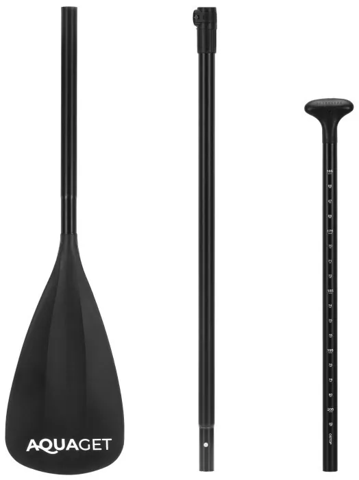 Весло для SUP доски Aquaget 160-208 см регулируемое, сложное AQ0051 Black