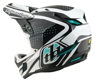 Вело шолом TLD D4 POLYACRYLITE HELMET; THE LINE [CHARCOAL / WHITE] M