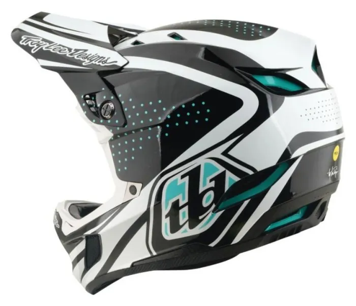 Вело шолом TLD D4 POLYACRYLITE HELMET; THE LINE [CHARCOAL / WHITE] M