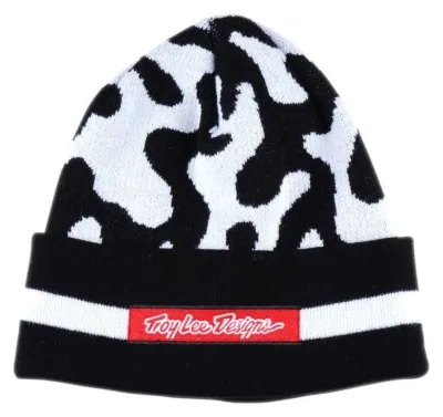 Шапка TLD FLOW CAMO BEANIE; [BLACK / WHITE] OSFA