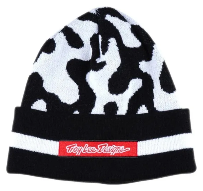 Шапка TLD FLOW CAMO BEANIE; [BLACK / WHITE] OSFA
