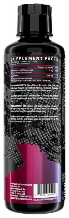 Liquid L-Carnitine 3000 - 480ml Berry Blast