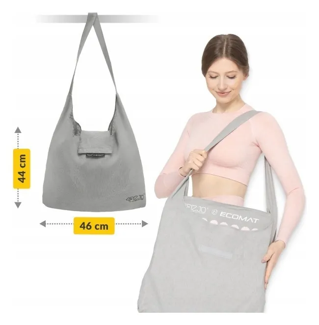 Килимок акупунктурний з подушкою 4FIZJO Eco Mat Аплікатор Кузнєцова Grey/Pink (P-5907739312174)