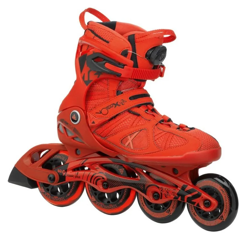 Роликові коньки для дорослих K2 VO2 100 X BOA M 44 (10.5US) 285мм Red/black (3050006) (285мм)