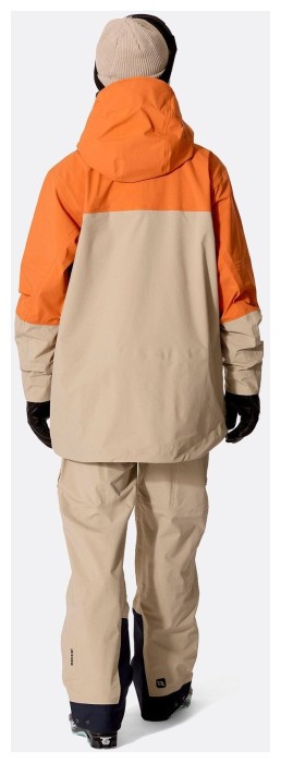Мембранная женская куртка Rab Bigline Jacket Wmns, Dark Melba/Dark Pebble, 12