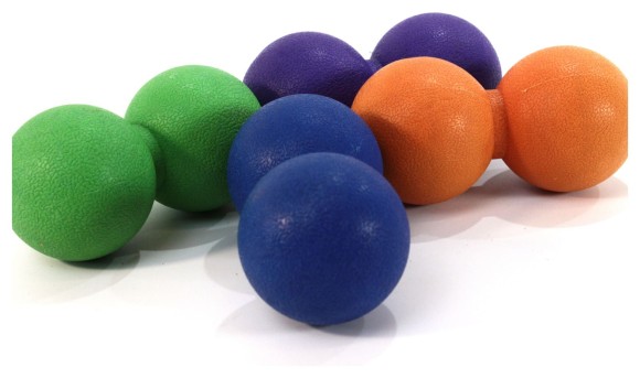 М'яч масажний подвійний (8822) Bavar Sport, укр